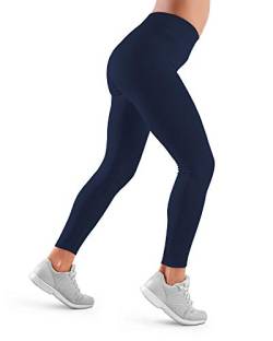 FarmaCell 609H (Blau, L) Sport Leggings Damen Fitness Yoga Gym Jogging Stretch Thermoregulator Warm im Winter und atmungsaktiv im Sommer von FarmaCell