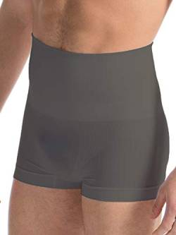 FarmaCell Man 402 (Grau, M) Modellierende Boxershorts Herren aus Baumwolle mit elastischem Band von FarmaCell