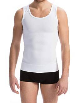 FarmaCell Man 417 (Weiß, XXL) Figurformendes Unterhemd Herren Baumwolle von FarmaCell