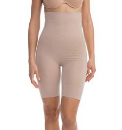 FarmaCell Shape 603 (Beige, XXL) Figurformende Shorts aus Mikrofasern hohe Taille von FarmaCell