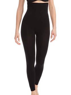 FarmaCell Sportleggins Damen Lang 609y – Gym Leggings Damen Schlankmachend, Figurformend, High Waist Leggings Damen Anti-Cellulite Und Modellierend, Kompressionsleggins Shaping(Schwarz, M) von FarmaCell