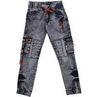 Fashion Boy Bequeme Jeans Jungen Jeans Hose Stretchhose Cargo j8621 von Fashion Boy