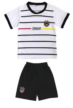 Fashion Boy Fussball Fan Set Deutschland Germany Trikot + Shorts, Gr. 152/158, JS171.14 von Fashion Boy