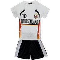 Fashion Boy Fußballtrikot Fußball Fan Set Deutschland Germany Trikot + Shorts, JS780 (Set, 2, Shirt+Shorts) von Fashion Boy