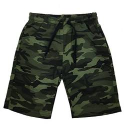 Fashion Boy Jungen Army Bermuda Tarn Shorts in Grün Camouflage, Gr. 122, Jn6120.8 von Fashion Boy