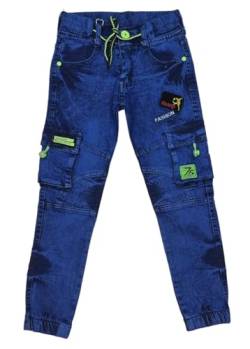 Fashion Boy Jungen Cargo Hose Jeans, Gr. 152/158, j8624.14 von Fashion Boy