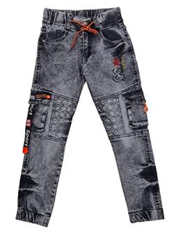 Fashion Boy Jungen Jeans Hose Cargo, Gr. 110/116, J13.6 von Fashion Boy