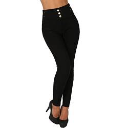 Fashion Design High Waist Thermo Hose Tegging Legging Business Jegging 8722 (Schwarz, L-XL) von Fashion Design