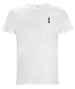 Cola Mix | Besticktes Bio Baumwoll T-Shirt (Weiß, M) von Fashion Drinks