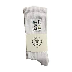 Fashion Drinks Crew Socks Damen & Herren aus Bio Baumwolle im Gin Tonic Design (36-41) von Fashion Drinks