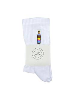 Fashion Drinks Crew Socks Herren & Damen aus Bio Baumwolle im Cola Mix Design von Fashion Drinks