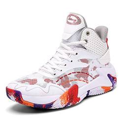 Fashion Modern WORLDLYDA Herren Mode High Top Basketball Schuhe Atmungsaktiv Casual Walk Athletic Basketball Sneakers für Damen und Herren (SNK15,39) von Fashion Modern WORLDLYDA