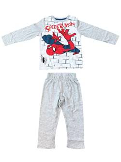 Spiderman Winter-Schlafanzug mit langen Ärmeln für Kinder (5 Jahre - 110 cm) von Fashion UK