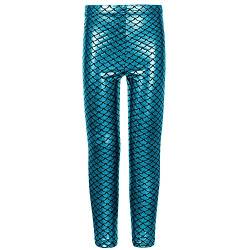 Fashion Mädchen Fischschuppen Meerjungfrau Leggings von Fashion