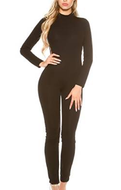 Sexy Koucla Catsuit Sexy Rücken Cut Out, schwarz von Fashion