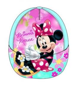 4558 Kinder Cap Baseball Cap Kappe Basecap Disney Minnie Mouse Maus Mädchen (hellblau, 54cm) von Fashion4Young