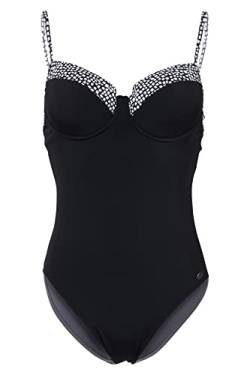 fashy Damen Badeanzug, schwarz, 38 von Fashy