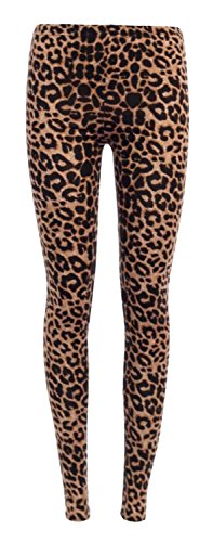 Fast Fashion Damen Leggings Plus Size Tier Leopard Zebra Tie-Dye- Schädeldruck Viskose von Fast Fashion