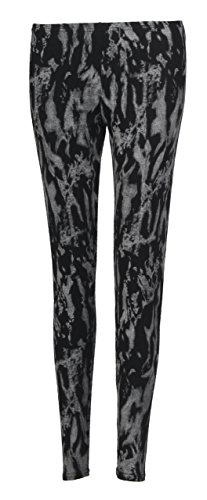 Fast Fashion Damen Leggings Plus Size Tier Leopard Zebra Tie-Dye- Schädeldruck Viskose von Fast Fashion