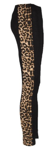 Fast Fashion Damen Plus Size Tier Leopard Seitepanel Leggings von Fast Fashion