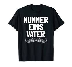 Nummer Eins Vater Deutscher Papa Vatertag Nummer 1 Papa T-Shirt von Father's Day Gift Co.