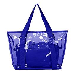 PVC-Strandtasche Luxustaschen Frauen, (Blau) von Fauitay
