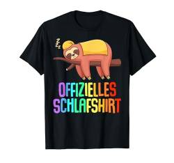 Offizielles Schlafshirt Faultier T-Shirt von Faultier Schlafshirt