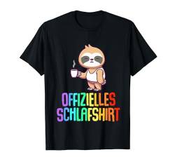 Offizielles Schlafshirt Faultier T-Shirt von Faultier Schlafshirt