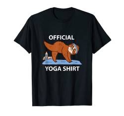 Lustiges Faultier Yoga TShirt Official Yoga Herren & Damen T-Shirt von Faultier