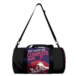 Anime Hazbin Hotel Charakter Druck Sporttasche Cosplay Reisetasche Fitness Tasche mit Schultergurt für Damen und Herren von Fayeeda