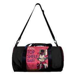 Anime Hazbin Hotel Charakter Druck Sporttasche Cosplay Reisetasche Fitness Tasche mit Schultergurt für Damen und Herren von Fayeeda