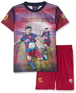 F. C. Barcleona Jungen T-Shirt und Shorts Lionel Messi, offizielle Kollektion, Kindergröße 14 Jahre blau von Fc Barcelone