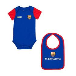 Fc Barcelone Body + Lätzchen Baby Barca - Offizielle Sammlung 6 Monat von Fc Barcelone