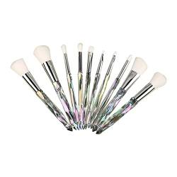 10-teiliges Make-up-Pinsel-Set, Augenbrauen Puderpinsel für Kosmetik-Werkzeuge, Pinsel für Creme von Fcnjsao