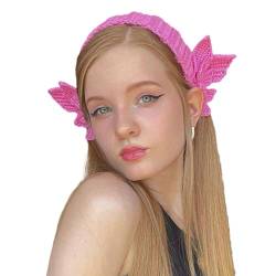 Elegante handgehäkelte Flügel-Haarbänder für Damen und Mädchen, Haarschmuck, ethnisches Stirnband, exotischer Kopfschmuck, handgefertigtes Häkel-Stirnband für Damen und Mädchen von Fcnjsao