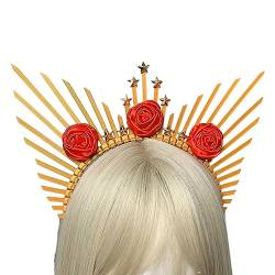 Harz-Stirnband für Damen, modisch, handgefertigt, Kunstharzlegierung, Vintage-Haarband, Braut-Haarschmuck, Haarschmuck für Mädchen und Frauen von Fcnjsao