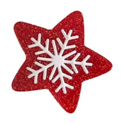 Knitterfreie Schneeflocken-Haarspange für Mädchen, Weihnachtsschmuck, Haarnadel, niedlicher Entenschnabel-Clip, süßer, niedlicher Glitzer-Schmuck, Weihnachts-Haarspangen für Mädchen von Fcnjsao