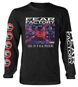 Fear Factory 'Soul of A New Machine' (Black) Long Sleeve Shirt (medium) von Fear Factory