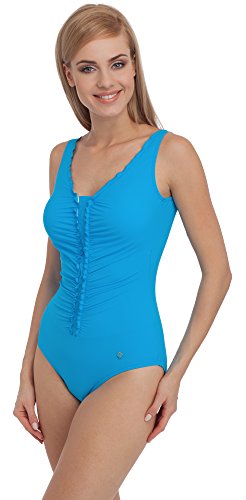 Feba Figurformender Damen Badeanzug F33 (Muster-248, 44) von Feba