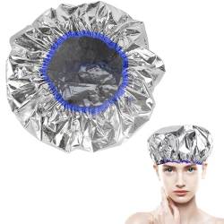 Haarwärmekappe aus Aluminiumfolie - Friseursalonkappe aus Aluminiumfolie - Salon-Haarkappe aus Aluminiumfolie mit Backöl für Männer, Frauen und Jungen Fecfucy von Fecfucy