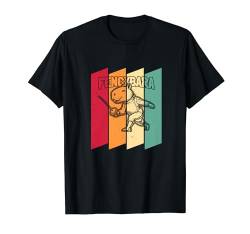 Retro Fechten Duell Sportfechten Fechtkampf Vintage Fechter T-Shirt von Fechten Geschenke & Ideen