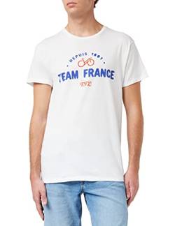 Fédération française de cyclisme Herren Meffcycts001 T-Shirt, weiß, XL von Fédération française de cyclisme