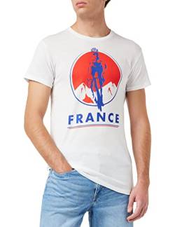 Fédération française de cyclisme Herren Meffcycts005 T-Shirt, weiß, XL von Fédération française de cyclisme