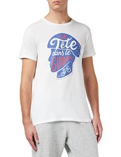 Fédération française de cyclisme Herren Meffcycts008 T-Shirt, weiß, L von Fédération française de cyclisme