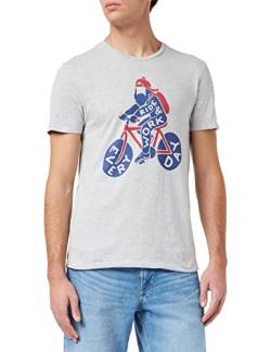 Fédération française de cyclisme Herren Meffcycts014 T-Shirt, Grey Mel, S von Fédération française de cyclisme