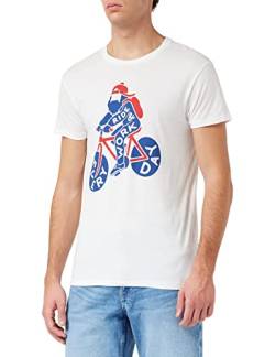 Fédération française de cyclisme Herren Meffcycts014 T-Shirt, weiß, L von Fédération française de cyclisme