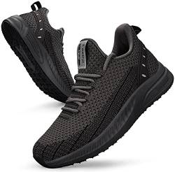 Feethit Damen Laufschuhe Turnschuhe Sportschuhe Sneaker Leichtgewichts Atmungsaktiv Gummisohlen Dunkelgrau 40 von Feethit