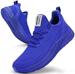 Feethit Damen Laufschuhe Turnschuhe Sportschuhe Sneaker Leichtgewichts Atmungsaktiv Gummisohlen Parang Blau 37 von Feethit
