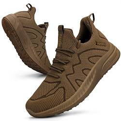 Feethit Turnschuhe Damen Leichtgewichts Atmungsaktiv Sportschuhe Sneaker Khaki 38 I von Feethit