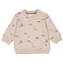 Feetje Baby-Jungen Sweater AOP - Let's Sail, Sand beige, 68 von Feetje